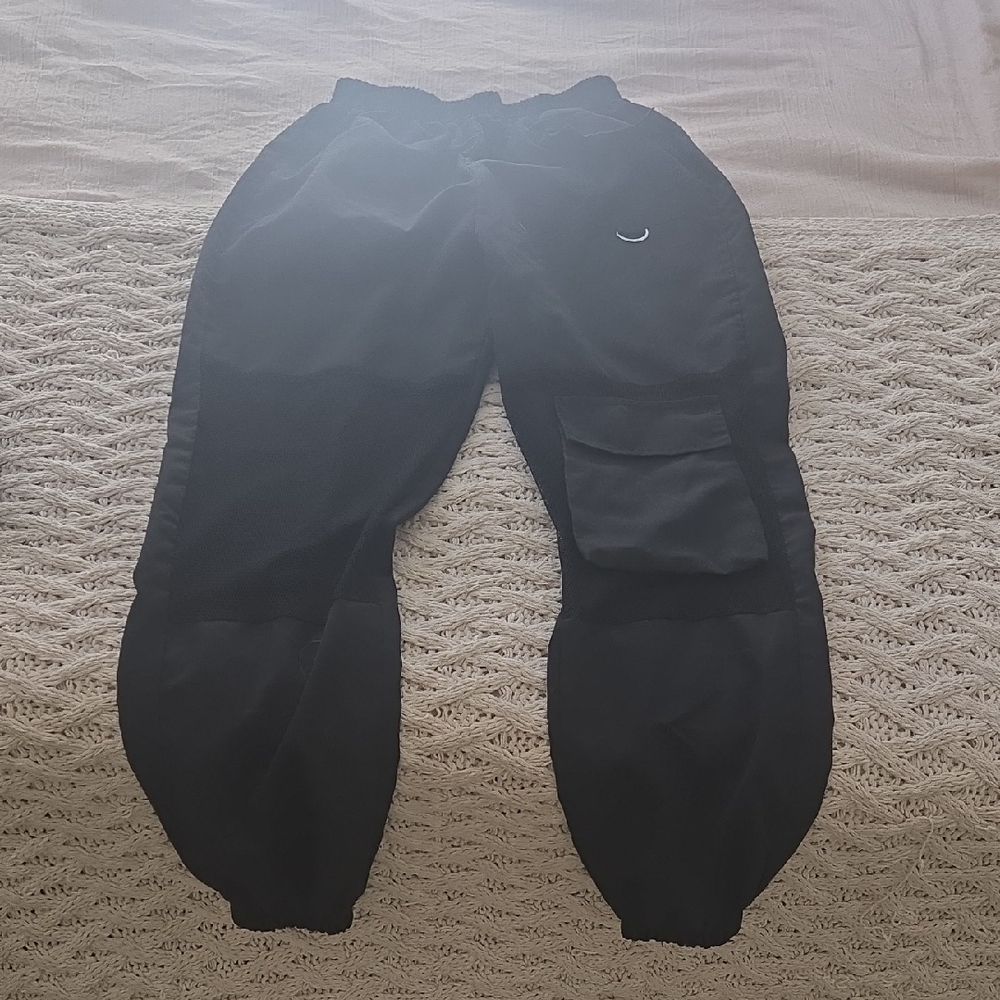 SHEIN Black Utility Cargo Jumpsuit
